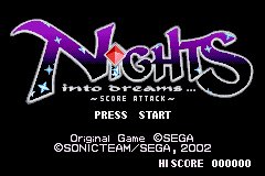 NiGHTS into Dreams - Score Attack